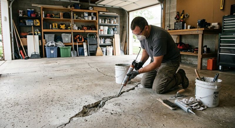 Garage Slab Repair in West Des Moines, IA